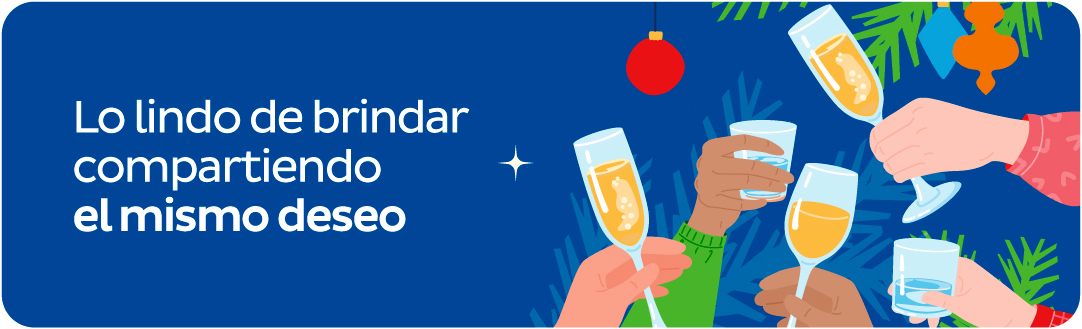 Lo lindo de brindar compartiendo el mismo deseo