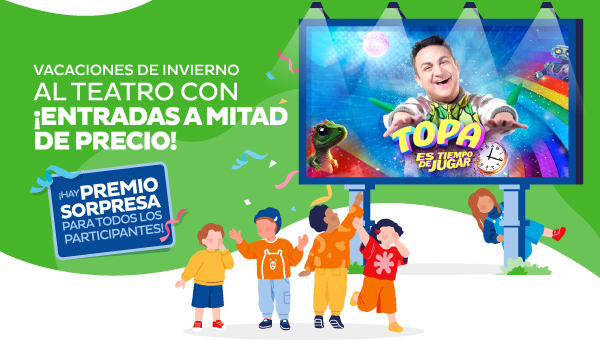 Vacaciones de invierno al teatro con ¡entradas a mitad de precio! | ¡Hay premio sorpresa para todos los participantes!