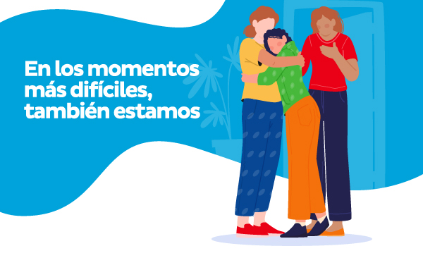 En los momentos más difíciles, también estamos
