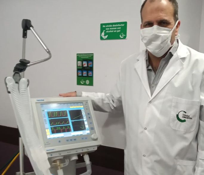 Donación de un respirador a AMEBPBA (2020)