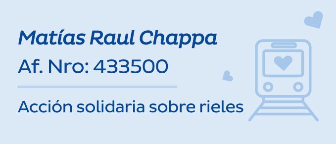 Un Tren Solidario y una familia siempre a bordo